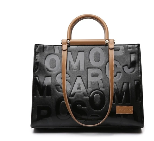 Female Large Capacity Top-Handle Bag Lady's Handbag Casual Tote Girl Messenger Bag Pi-Mart