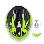 Integrated bicycle riding equipment riding helmet Lootquake LLC