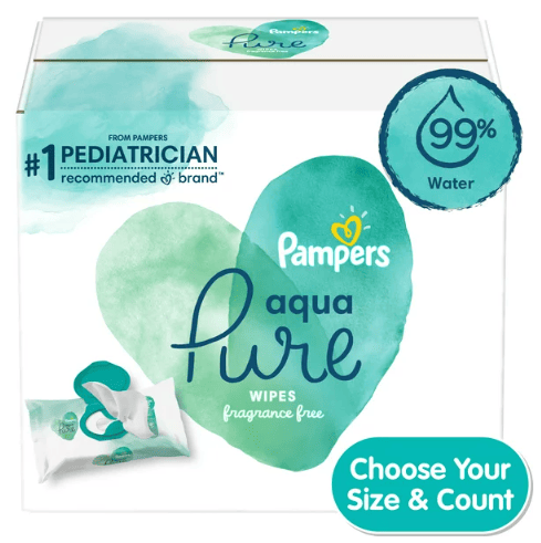 Pampers Aqua Pure Sensitive Baby Wipes; 448 Count