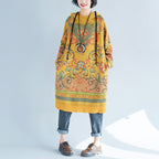 Women's printed long hoodie Pi-Mart