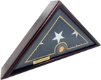 5x9 Burial/Funeral/Veteran Flag Elegant Display Case - Marine Medal The Military Gift Store