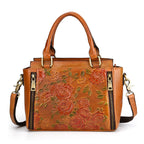 High Quality Natural Skin Tote Purse Cross Body Handbag Brush Color Women Messenger Shoulder Top Handle Genuine Leather Bags Pi-Mart