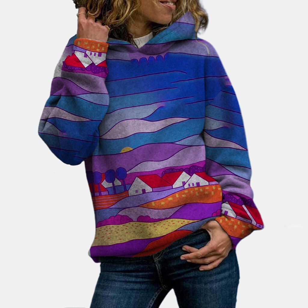 Cat print sweatshirt Pi-Mart