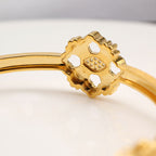 Silver Ornament Light Luxury Custom 925 Gold Single Flower Bracelet Pi-Mart