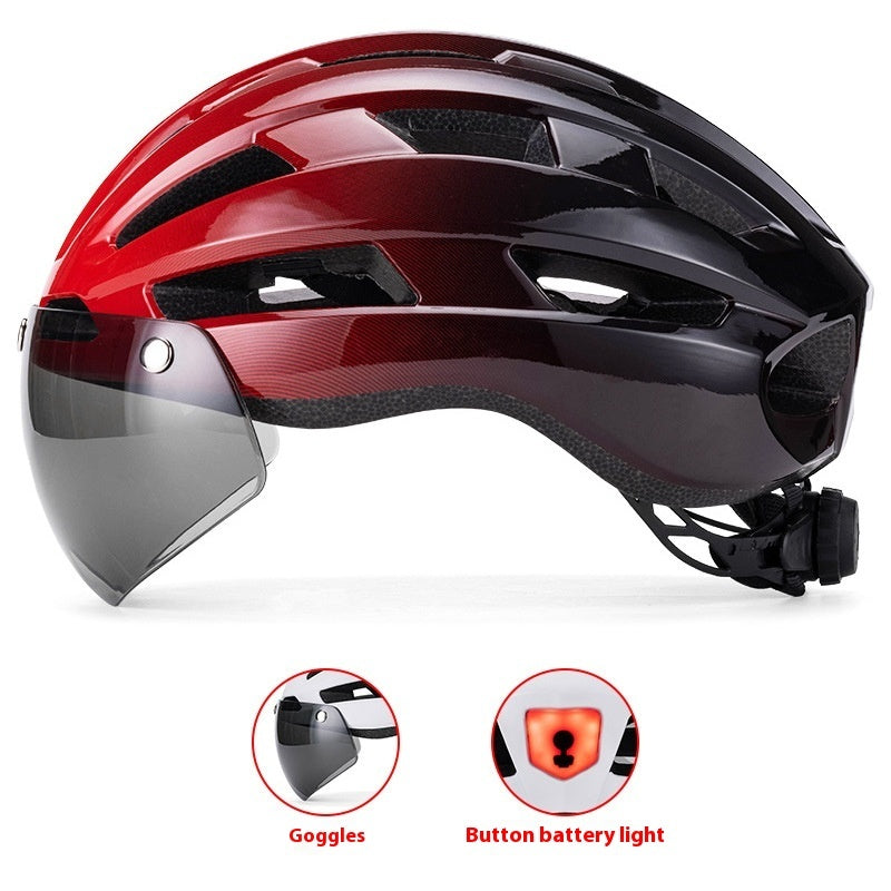 Magnetic Suction Goggles Unisex Mountain Highway Color Changing Cycling Bicycle Helmet Lootquake LLC