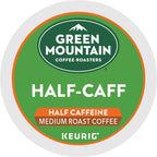 Green Mountain Coffee Roasters Half Caff Coffee, Keurig Single-Serve K-Cup pods, Medium Roast, 24 Count