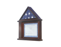 Presentation Flag Display Case Certificate & Document Holder Frame 3' X 5' Flag The Military Gift Store