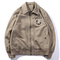 Loose American Tank Suit World War II Retro Bomber Jacket Pi-Mart