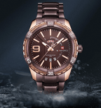 Men's  Luxury Stainless steal Waterproof Watch With Day And Date Display Unique Design Perfect Gift In Modern Metal Men  Wrist Watch Design - SJB-DIAMOND ELITES