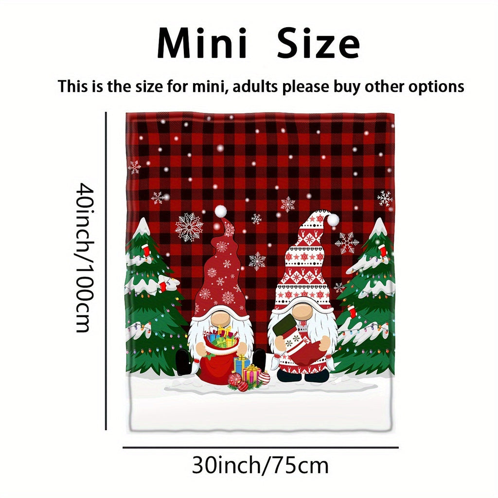 1pc Christmas Throw Blanket, Christmas Party Decorations Blanket, New Year Gift Bed Blanket, Christmas Gift For Couch Bed Sofa Office Camping