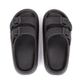 Platform Slippers Women's Summer Buckle Home Shoes Fashion Outdoor Wear Soft Bottom Sandals Pi-Mart