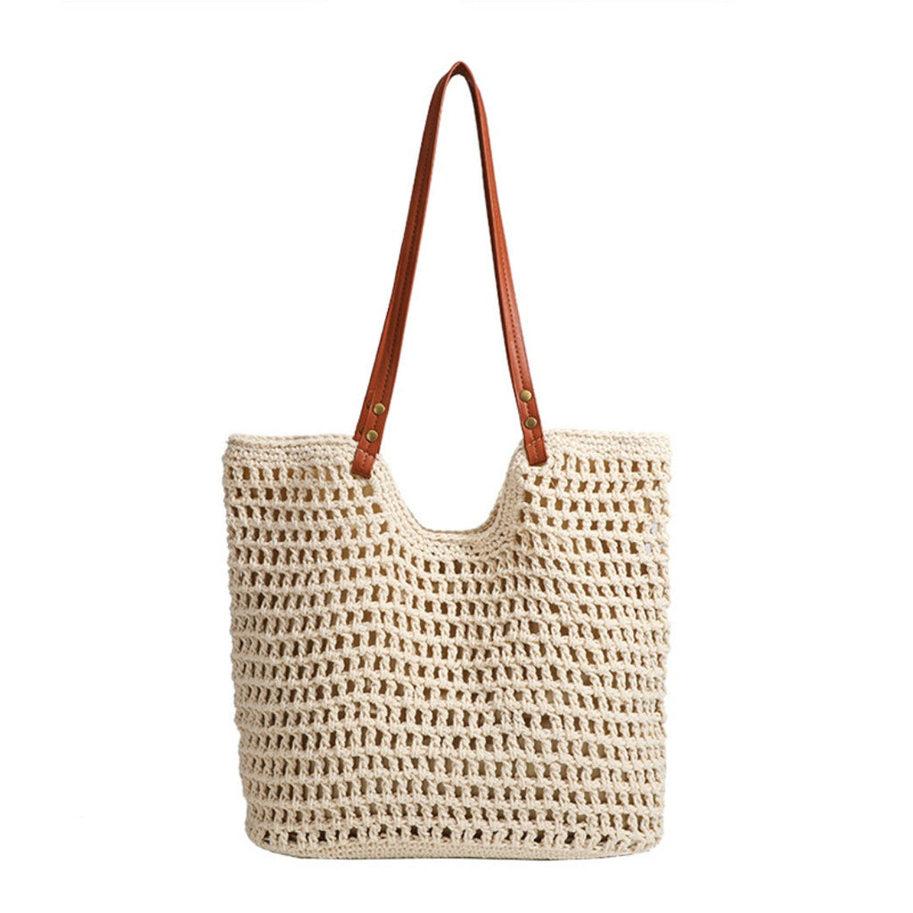 Grid knitted hobo bag, travel commuter shoulder bag, travel large capacity armpit bag, crochet hobo purse - SJB-DIAMOND ELITES