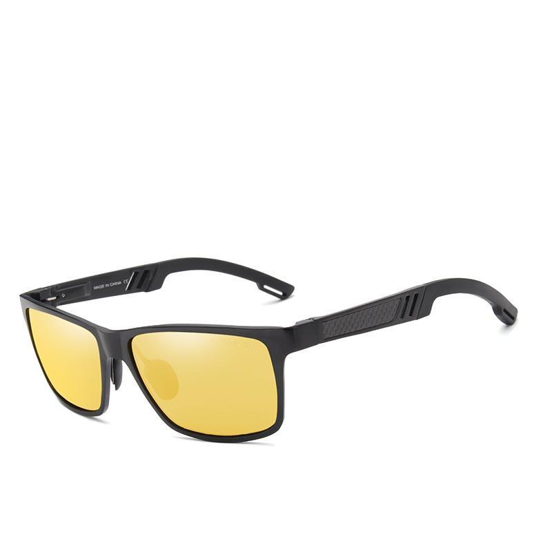 High Quality Luxury Aluminium Men Polarized Sunglasses Retro Modern Style For Sport Golf and Driving - SJB-DIAMOND ELITES