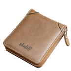 Fashionable Men's Wallet, Short Casual, Retro Zipper Youth European And American Fashion Wallet, Large Capacity, Super Practical - SJB-DIAMOND ELITES