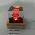 Handmade Resin Atomic Bomb Explosion Mushroom Cloud Small Night Lamp Ornaments Pi-Mart