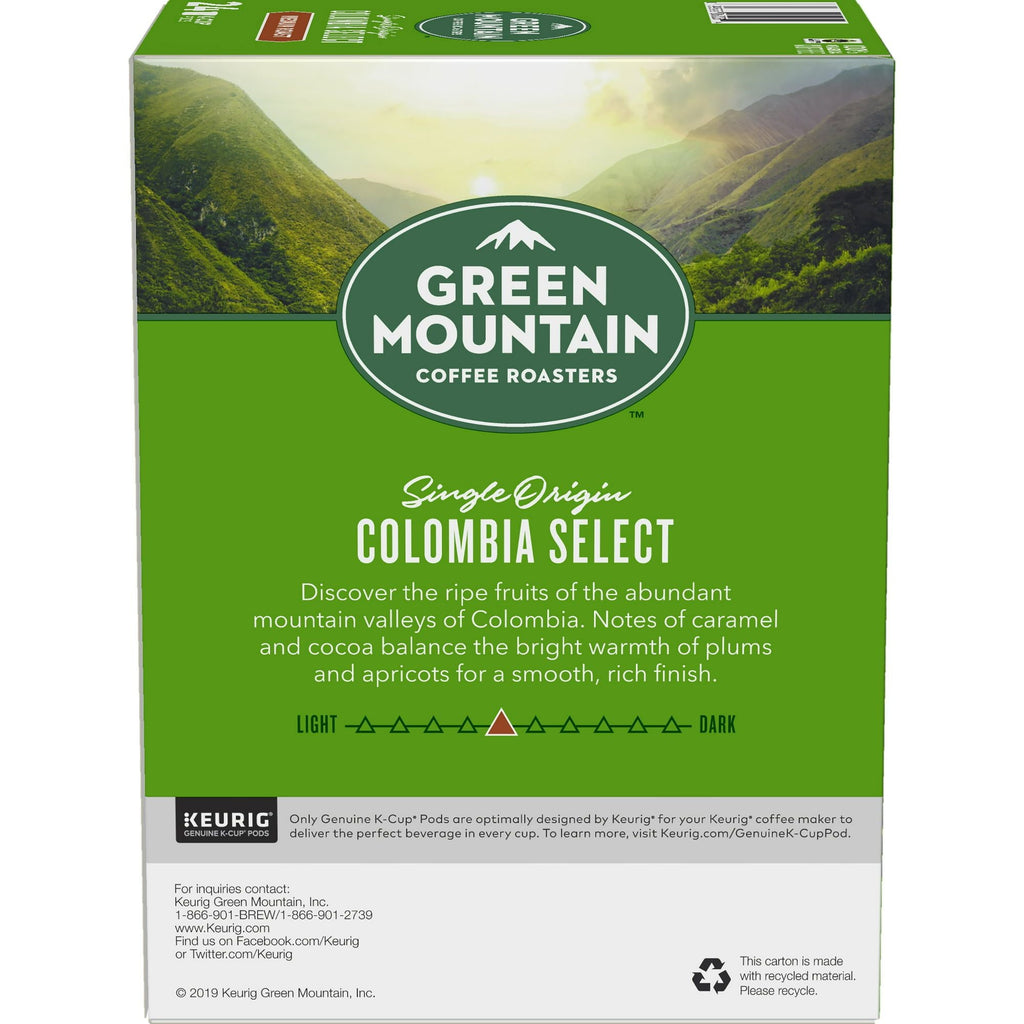Green Mountain Coffee Colombia Select Fair Trade Certified K-Cup Pods, Medium Roast, 24 Count for Keurig Brewers EasyOptionXY LLC