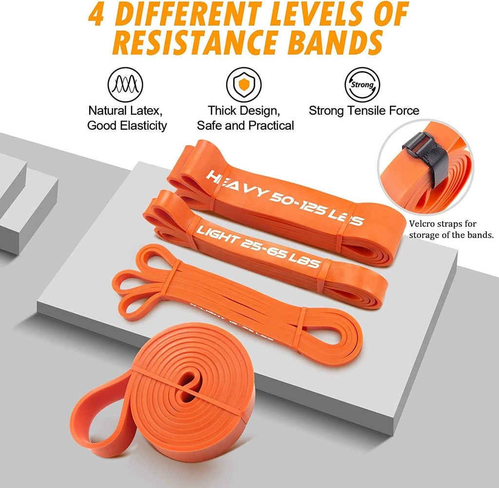 Resistance Band Bar Set Portable Full Body 500LBS Extra Heavy Home Gym - SJB-DIAMOND ELITES