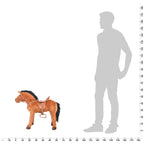 Plush Horse Standing Plush   Plush Horse Lootquake LLC