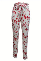 Ladies' Printed Waist Slimming And High Waisted Fashionable Pants - SJB-DIAMOND ELITES