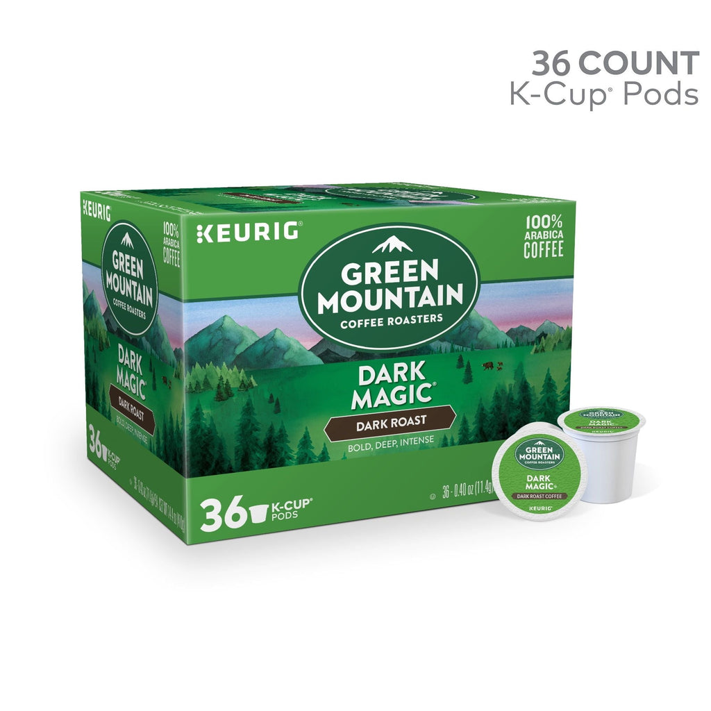Green Mountain Coffee Dark Magic Keurig Single-Serve K-Cup pods, Dark Roast Coffee, 36 Count EasyOptionXY LLC