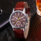 Men's belt watch student sports quartz watch Pi-Mart