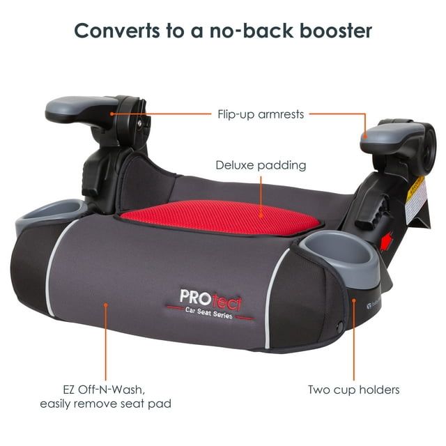 Baby Trend PROtect Folding High Back Booster Car Seat - Mars Red - Red EasyOptionXY LLC