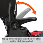 Baby Trend PROtect Folding High Back Booster Car Seat - Mars Red - Red EasyOptionXY LLC