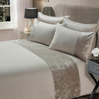 Pressed velvet panel duvet cover Pi-Mart