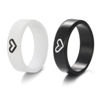 Heart-Shaped Couple Ring - SJB-DIAMOND ELITES