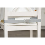 Regalo Baby Basics Booster, Ages 6 Months & Up, Secure 3 Point Safety Harness, Baby Booster Seat, White EasyOptionXY LLC
