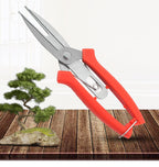 Stainless Steel Double-headed Garden Pruning Fruit And Vegetable Picking Scissors Bonsai Tool Flower Grafting Scissors
