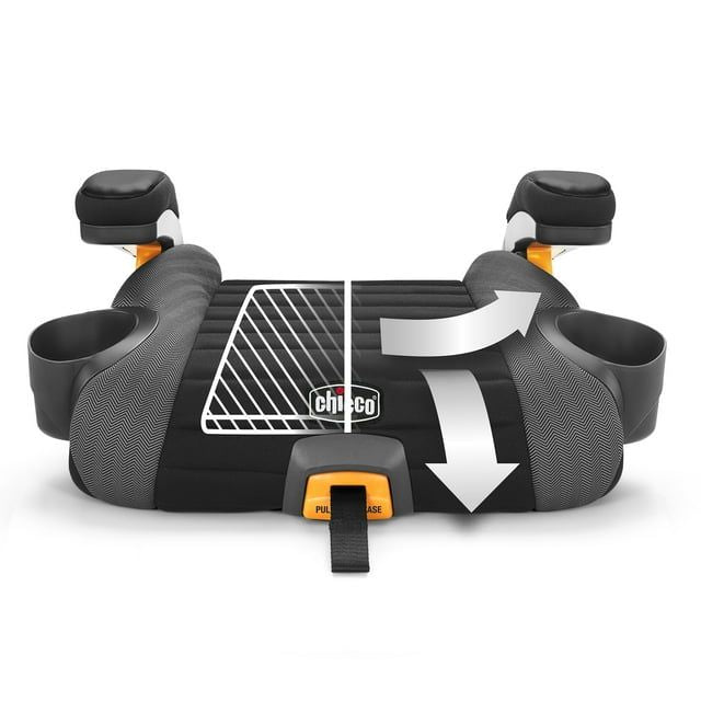 Chicco GoFit Plus Backless Booster Car Seat - Iron (Black) EasyOptionXY LLC