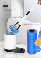 Toilet Brush Without Dead Angle Cleaning Toilet Brush Disposable Household Long Handle Cleaner Tool Bathroom Accessories