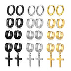Women's Classics Silvertone Large Hoop Earrings Sports Team Faux Leather Earrings  earingearringearringsHoop EarringsSilvertone Large Hoop EarringsWomen wardrobeWomen's Classics earrings SHOMICOBOUTIQUE