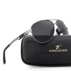 Men 100% Polarized Aluminum Alloy Frame Sunglasses  In Elegant Retro Classic Men's Driving Pilot  Style - SJB-DIAMOND ELITES
