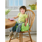 Fisher-Price Portable Toddler Booster Seat, Healthy Care, Travel Dining Chair with Tray, Green EasyOptionXY LLC