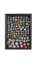 Display Case Wall Frame Cabinet for Military Medals, Pins, Patches, Insignia, Ribbons, Brooches The Military Gift Store