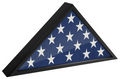 Flag Case Frame - Display Case - Fits 5x9.5' Flag - Memorial Veteran Flag Display Case The Military Gift Store