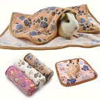 1pc Large Hamster Blanket, Small Animal Cage Liner, Pet Soft Sleeping Mat, Hamster Rabbit Blanket Lootquake LLC