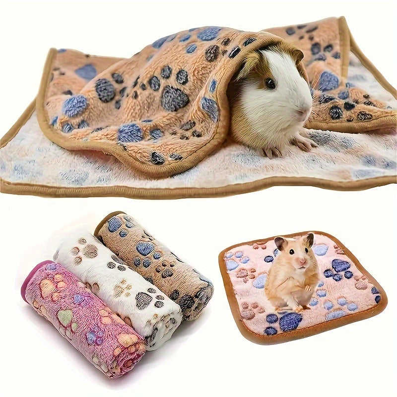 1pc Large Hamster Blanket, Small Animal Cage Liner, Pet Soft Sleeping Mat, Hamster Rabbit Blanket Lootquake LLC