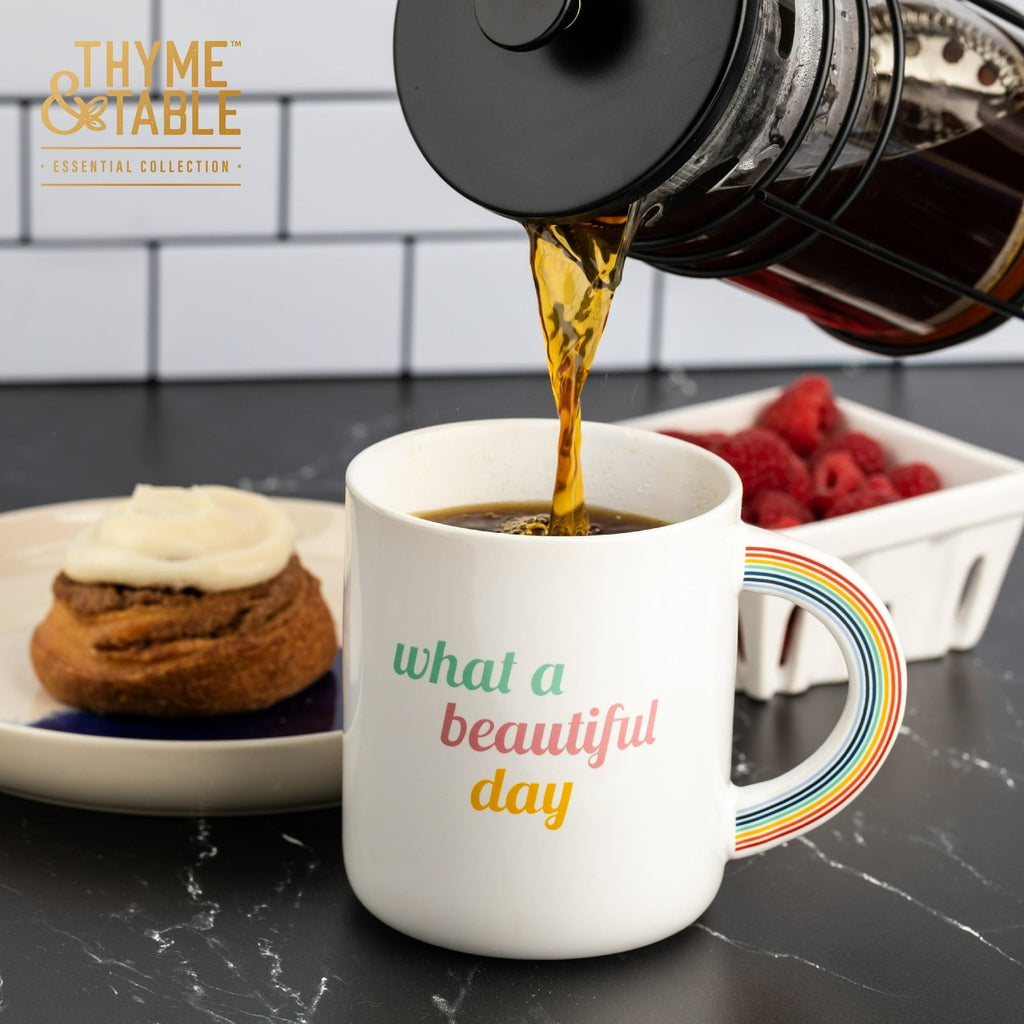 Thyme & Table Beautiful Day Ceramic Coffe Mug, 20 fl oz EasyOptionXY LLC