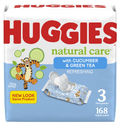 Huggies Natural Care Refreshing Baby Wipes; Cucumber Scent; 56 Count