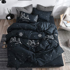 Bed sheets set quilt duvet cover bedding 4 sets Pi-Mart