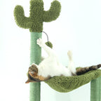Sleek Sisal Cat Tree With Cozy Hammock - Ultimate Cat Climbing Frame