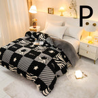 Thick Coral Fleece Double Plush Duvet Cover Pi-Mart