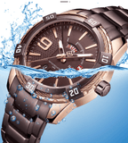 Men's  Luxury Stainless steal Waterproof Watch With Day And Date Display Unique Design Perfect Gift In Modern Metal Men  Wrist Watch Design - SJB-DIAMOND ELITES
