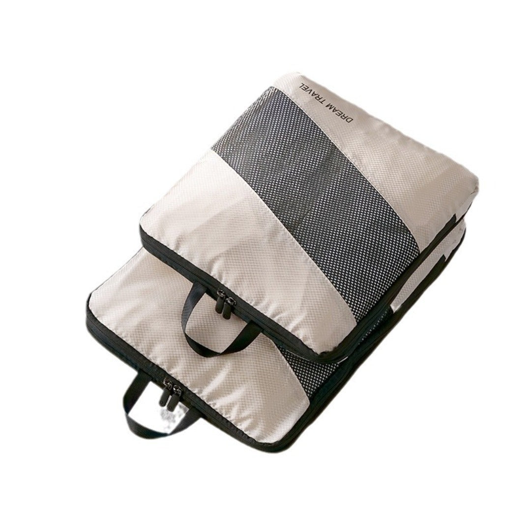 Thickened polyester cloth travel clothes storage bag, travel goods set bundle shoe cover finishing six-piece storage bag - SJB-DIAMOND ELITES