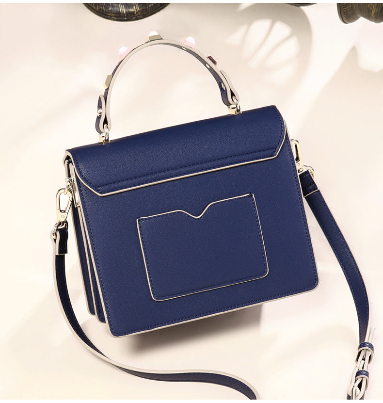Genuine leather handbags portable fashion simple shoulder bag trendy all-match crossbody bag tote bag - SJB-DIAMOND ELITES