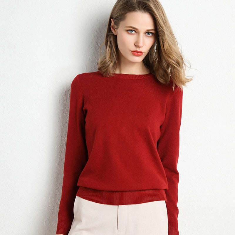 Knitted Pullover Women Sweater Pi-Mart