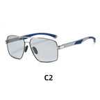 Sunglasses Men's New Trendy Color-changing Polarized Sunglasses Day And Night Dual-use HD Glasses Night Vision Goggles